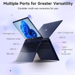 NIMO 15.6" IPS FHD-Business-Laptop, Intel 6 Core i3-1215U 8GB RAM 256GB SSD (Beat i5-1135G7, Up to 4.4GHz) Computer with Backlit Keyboard Fingerprint 65W Type C Wi-Fi 6 Numpad Win 11 - Image 6