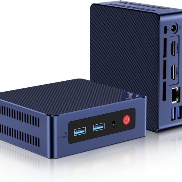 Beelink Mini S12 Pro Mini PC, Intel 12th Gen N100 (4C/4T, up to 3.4GHz), 16GB DDR4, 500GB SSD, Desktop Computer Support Dual HDMI 4K@60Hz, WiFi 6, BT5.2, NAS, Low Power