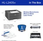 Brother HL-L2405W Wireless Compact Monochrome Laser Printer with Mobile Printing, Black & White Output | Includes Refresh Subscription Trial(1), Works with Alexa - Image 7
