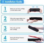 206X Toner Cartridges 4 Pack High Yield: MFP M283cdw M255dw M283fdw 206A Set Compatible Replacement for HP 206X for HP Color Laserjet Pro MFP M283fdw M283cdw M283 Printer Ink (with Chip -B/C/Y/M) - Image 4