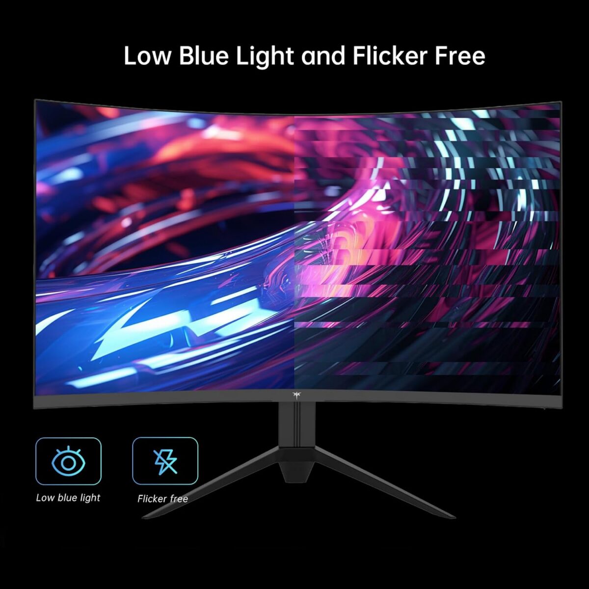 32 Inch FHD 1080p Curved Gaming Monitor - VA 1500R Curved Monitor, 165Hz 1ms MPRT, FreeSync & G-Sync, 122% sRGB, DP/HDMI, VESA, HDR10 for Gaming Home Office Business PC Monitor - Image 7