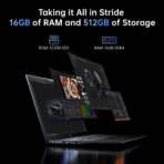 2025 Laptop, Laptop Computer with Intel Quad-Core Processor(Up to 3.6GHz), 16GB DDR4 512GB SSD Windows 11 Laptop, 15.6" IPS 1080P, USB3.2 - Image 3