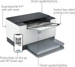 HP Laserjet M209dw Wireless Black & White Laser Printer, Single-Function, Print, Best for Home Office (Renewed) - Image 2