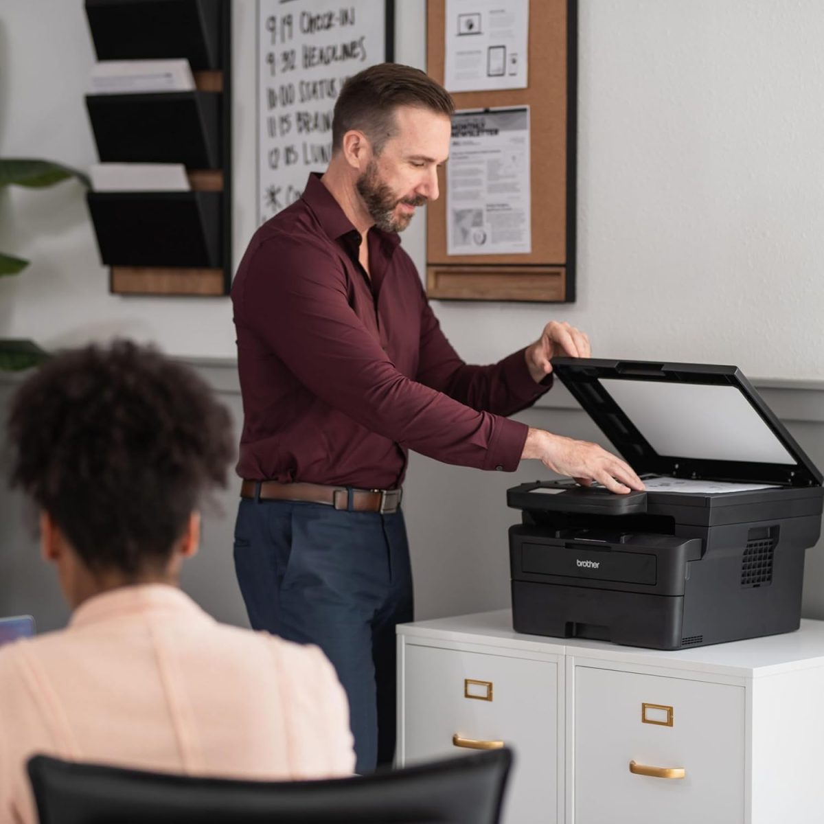 Brother HL-L2480DW Wireless Compact Monochrome Multi-Function Laser Printer with Copy and Scan, Duplex, Mobile, Black & White | Includes Refresh Subscription Trial(1), Works with Alexa - Image 8