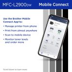 Brother Professional Laser Printer with Scanner, High-Speed 36 ppm Monochrome All-in-One, Wireless Duplex Printing and Scanning, Cloud-Ready 3.5 in Touchscreen for Small Business (MFC-L2900DW) - Image 5