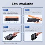 TN660 Toner Cartridge Replacement Compatible for Brother TN 660 TN-660 TN630 High Yield to use with HL-L2380DW HL-L2320D HL-L2340DW DCP-L2540DW MFC-L2700DW MFC-L2720DW Printer (Black, 4 Pack) - Image 3