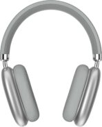 P5 Over Ear Bluetooth Headphones Wireless, Adjustable Lightweight Headset with Microphone, Bluetooth5.3,TF,Fitting in Gaming/Gym/Sports/Traveling Headphones for iPhone/Android/Samsung (Silver)