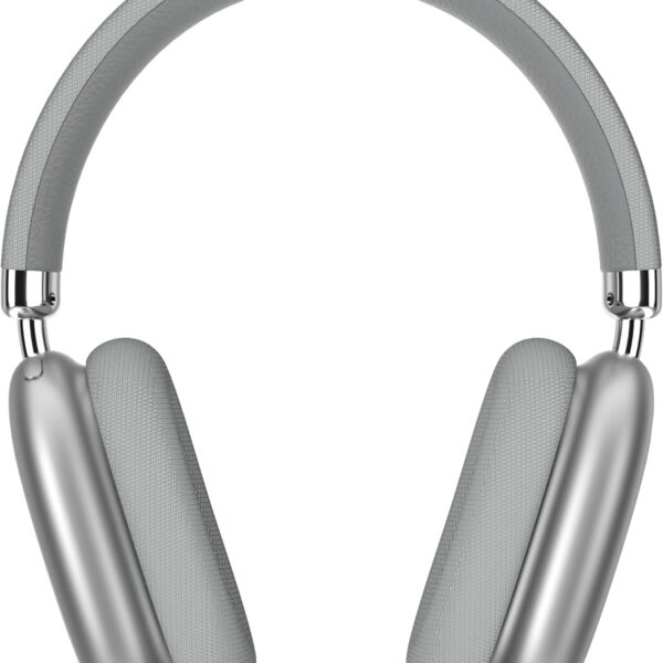 P5 Over Ear Bluetooth Headphones Wireless, Adjustable Lightweight Headset with Microphone, Bluetooth5.3,TF,Fitting in Gaming/Gym/Sports/Traveling Headphones for iPhone/Android/Samsung (Silver)
