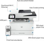 HP LaserJet Pro MFP 4101fdw Wireless Black & White All-in-One Laser Printer, Scanner, Copier, Fax, Best-for-Office (2Z619F) - Image 4