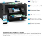 Epson® Workforce® Pro WF-4820 Wireless Color Inkjet All-In-One Printer, Black, Large - Image 4
