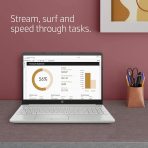 2021 HP 15.6'-inch HD Laptop PC AMD Dual-Core Ryzen 3 3250U 4GB DDR4 128GB SSD + 1TB HDD AMD Radeon Graphics Computer USB-C HDMI WiFi AC RJ45 Bluetooth Webcam Notebook, Silver (Renewed) - Image 7