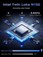 2025 Gaming Laptop, Laptop Computer with Intel Twin Lake N150 Processor(Up to 3.6GHz), 16GB DDR4 512GB SSD Windows 11 Laptop, 15.6" IPS 1080P, USB3.2, Long Battery Life - Image 2