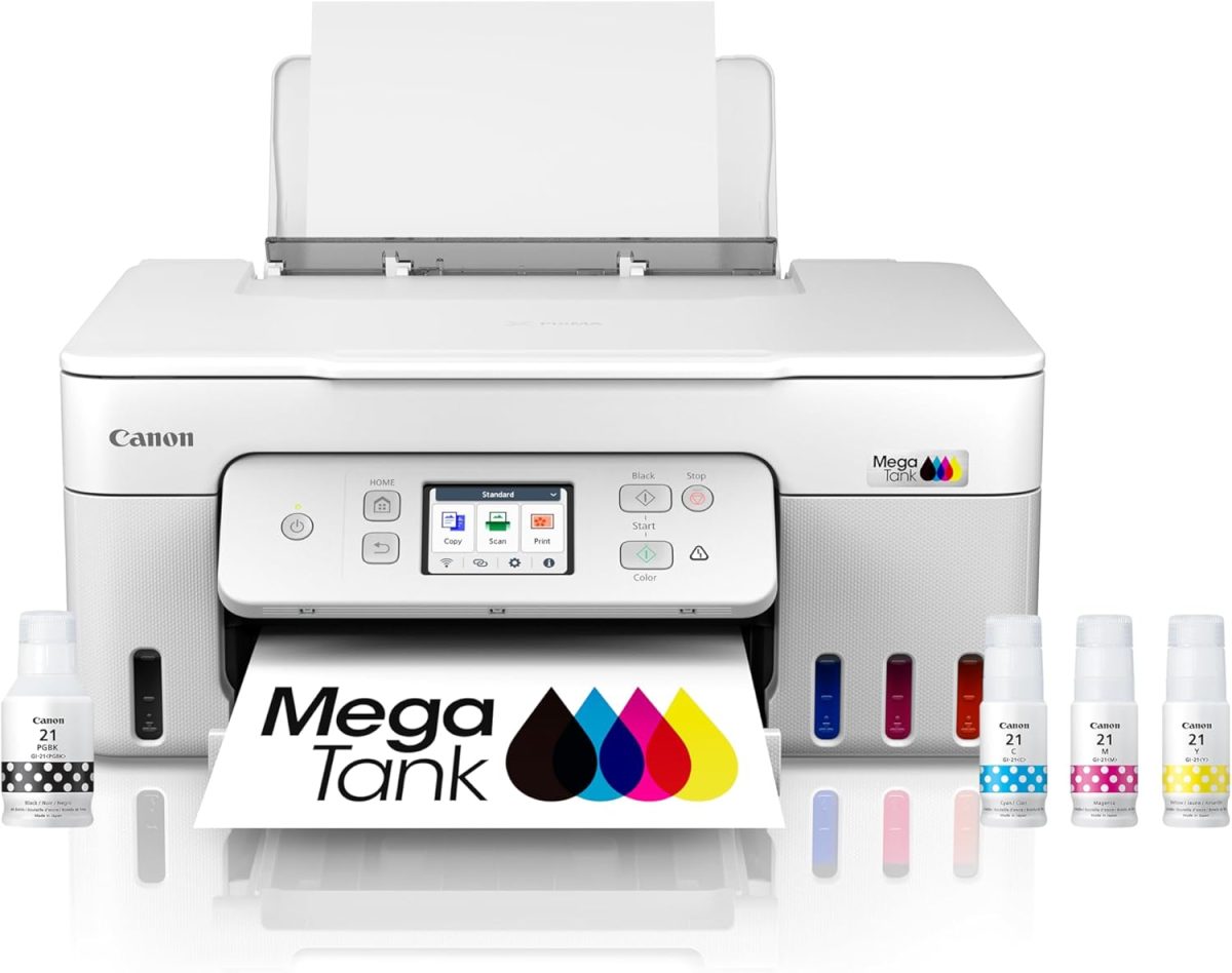 Canon Megatank G3290 All-in-One Wireless Supertank [Megatank] Printer | Print, Copy Scan | Mobile Printing |2.7" LCD Color Touchscreen | Auto Duplex - Image 1