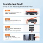 E-Z Ink Compatible TN830 Toner Cartridge Replacement for Brother TN830XL TN830 TN 830 Toner Cartridges with Brother DCP-L2640DW HL-L2460DW HL-L2480DW HL-L2400D HL-L2405W MFC-L2820DW Printer (2 Black) - Image 6