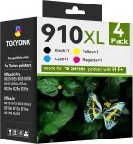 TOKYOINK 910XL Compatible Replacement for HP Ink 910XL Ink Cartridges Black Color Combo Pack for OfficeJet 8010 8010e 8015 8015e 8022 8022e OfficeJet Pro 8020 8020e 8025 8025e 8028 8028e 8035 8035e