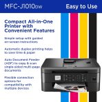 Brother MFC-J1010DW Wireless Color Inkjet All-in-One Printer with Mobile Device and Duplex Printing, Refresh Subscription and Works with Alexa - Image 6