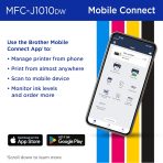 Brother MFC-J1010DW Wireless Color Inkjet All-in-One Printer with Mobile Device and Duplex Printing, Refresh Subscription and Works with Alexa - Image 5