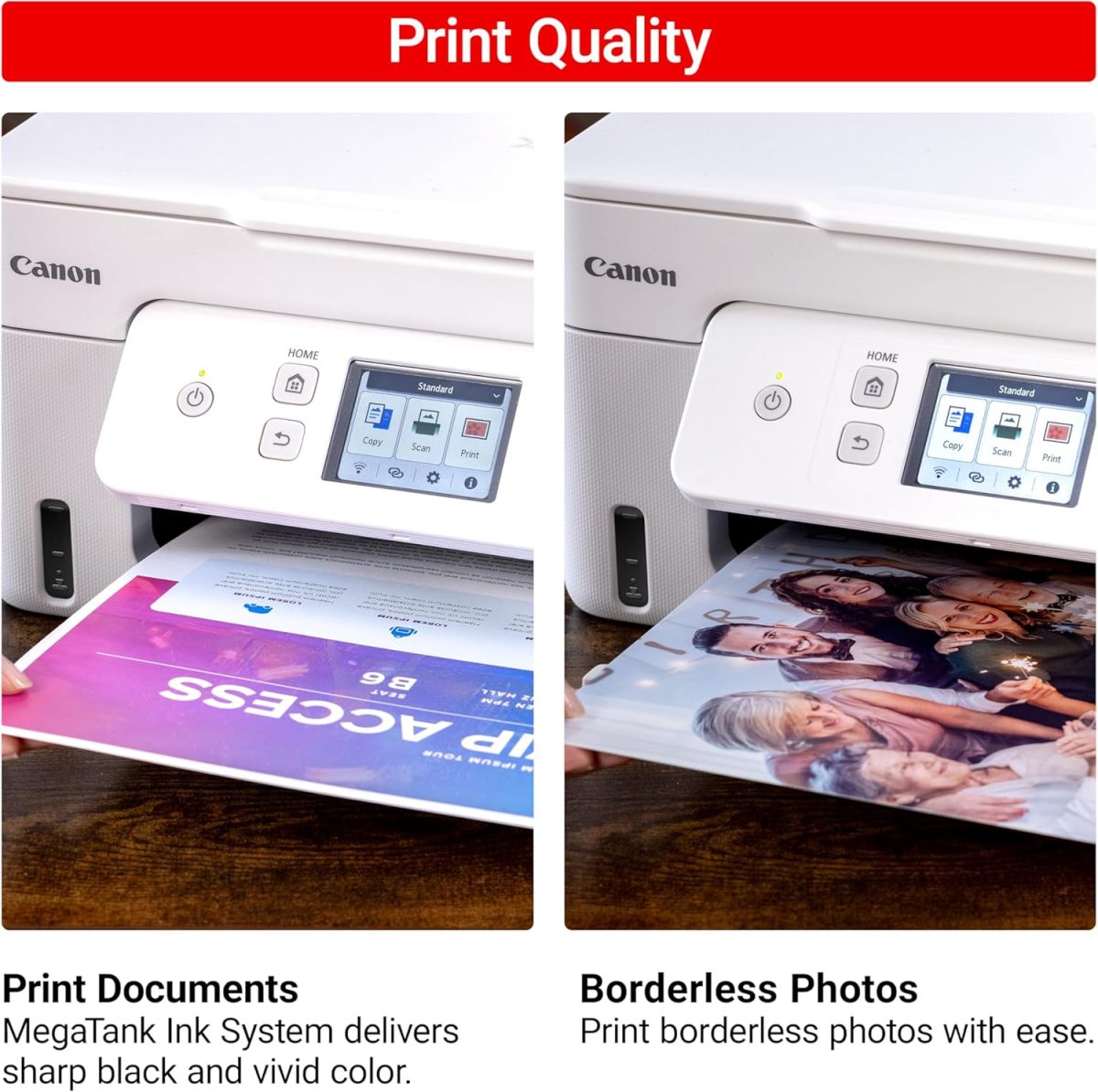 Canon Megatank G3290 All-in-One Wireless Supertank [Megatank] Printer | Print, Copy Scan | Mobile Printing |2.7" LCD Color Touchscreen | Auto Duplex - Image 8