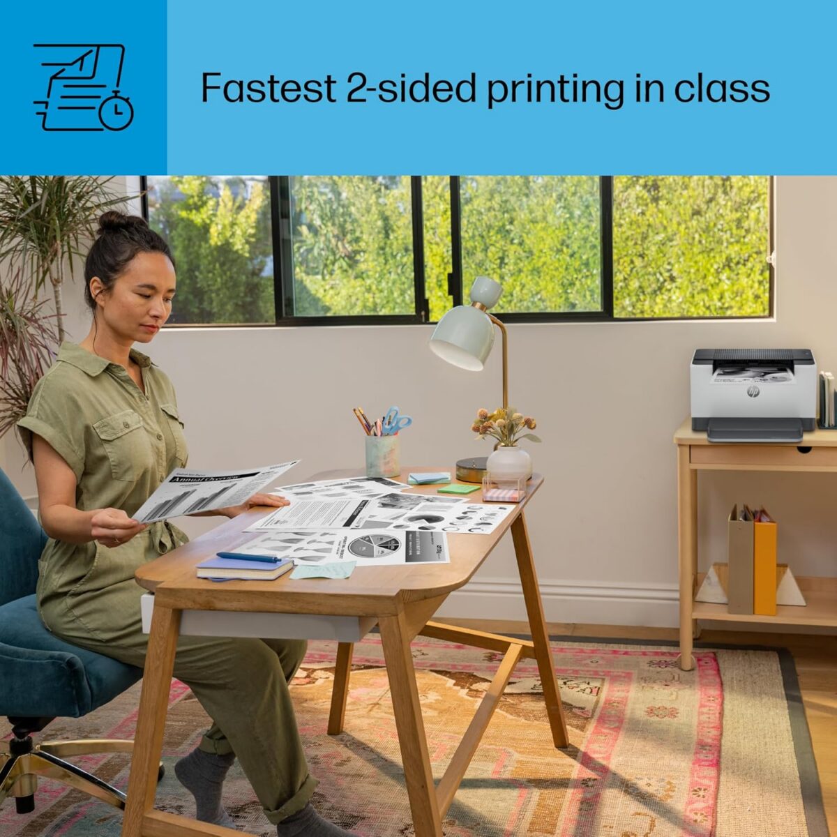 HP LaserJet M209d Laser Printer, Black and White, Automatic Duplex, USB Connection Only (Cable Included), Ideal in Home Office (8J9L0F) - Image 9