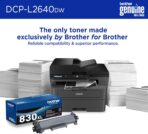 Brother DCP-L2640DW Wireless Compact Monochrome Multi-Function Laser Printer with Copy and Scan, Duplex, Mobile, Black & White | Includes Refresh Subscription Trial(1), Works with Alexa - Image 4
