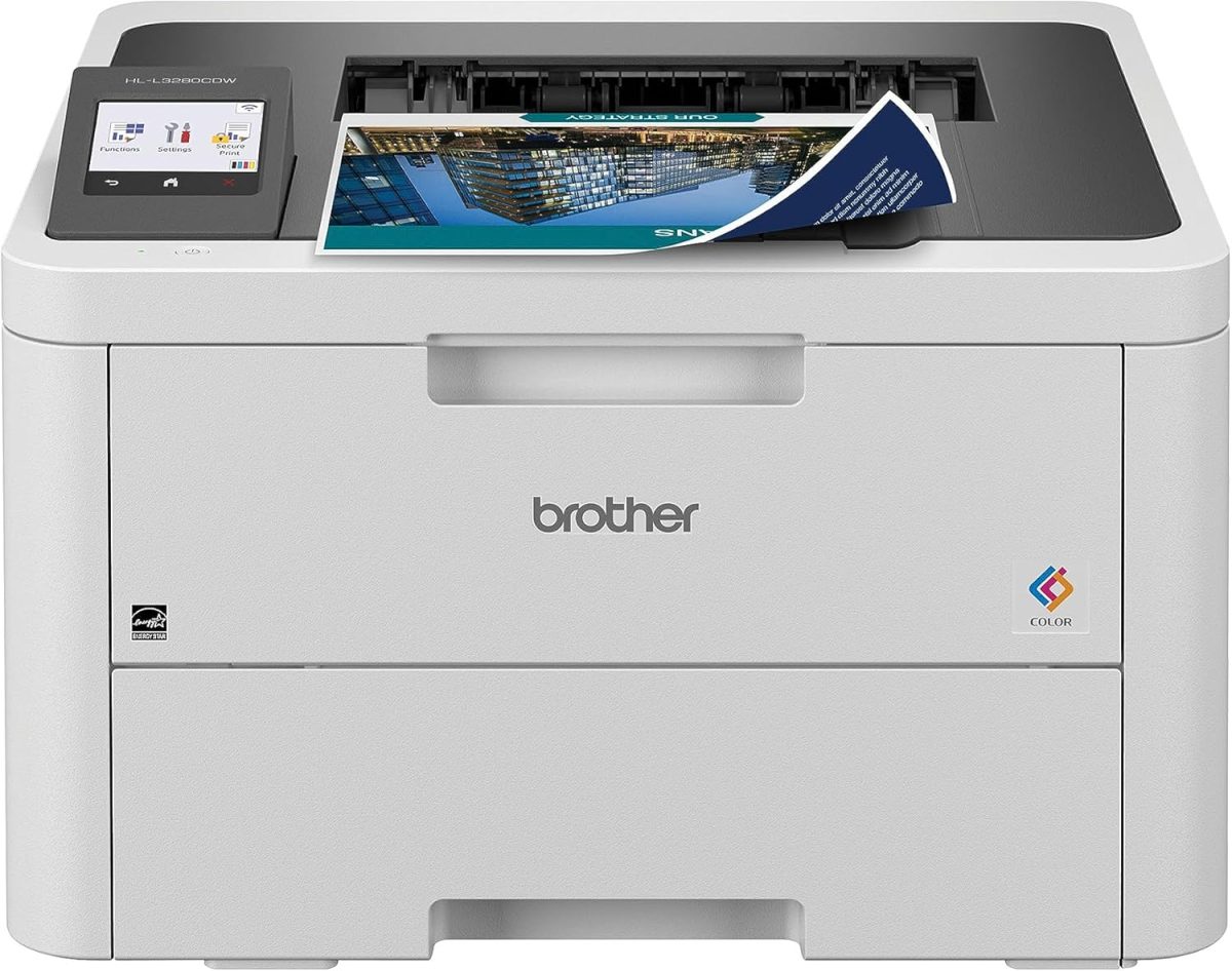 Brother HL-L3280CDW Wireless Compact Digital Color Printer with Laser Quality Output, Duplex, Mobile Printing & Ethernet | Includes 4 Month Refresh Subscription Trial¹, Amazon Dash Replenishment Ready - Image 1
