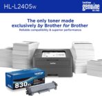 Brother HL-L2405W Wireless Compact Monochrome Laser Printer with Mobile Printing, Black & White Output | Includes Refresh Subscription Trial(1), Works with Alexa - Image 4