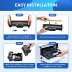 Compatible Toner Cartridge Replacement for Brother TN760 TN-760 TN730 with HL-L2350DW HL-L2370DW MFC-L2750DW DCP-L2550DW Printer (Black 4 Pack) - Image 5