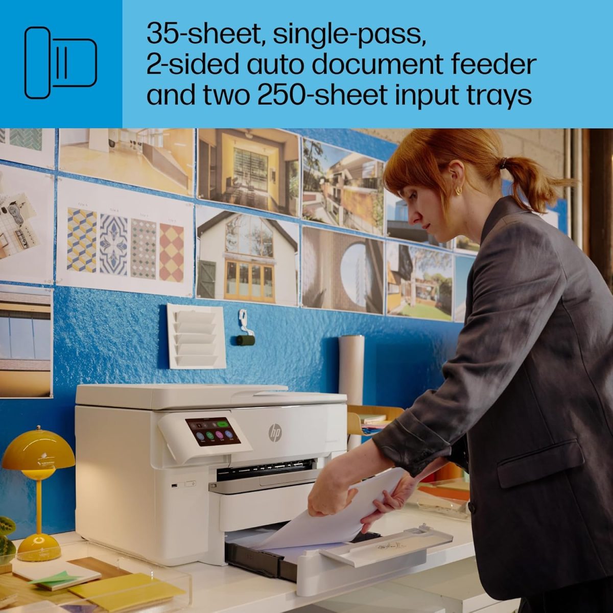 HP OfficeJet Pro 9730e Wide-Format Wireless All-in-One Color Inkjet Printer, Print, scan, Copy up to 11x17', ADF, Duplex Printing Best-for-Office, 3 Month Instant Ink Trial Included (537P6A) - Image 9