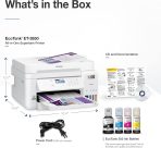 Epson EcoTank ET-3850 Wireless Color All-in-One Cartridge-Free Supertank Printer with Scanner, Copier, ADF and Ethernet – White (Renewed) - Image 4