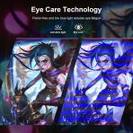 27 inch Gaming Monitor 100Hz Full HD 1920 x 1080P Computer Monitor Built-in Speakers with HDMI VGA Interface Eye Care Frameless Sync Visual Experience for Work Support Wall Mount （100 * 100mm） - Image 8