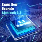 BERIBES Bluetooth Headphones Over Ear, 65H Playtime and 6 EQ Music Modes Wireless Headphones with Microphone, HiFi Stereo Foldable Lightweight Headsets, Deep Bass for Home Office Cellphone PC Ect. - Image 7