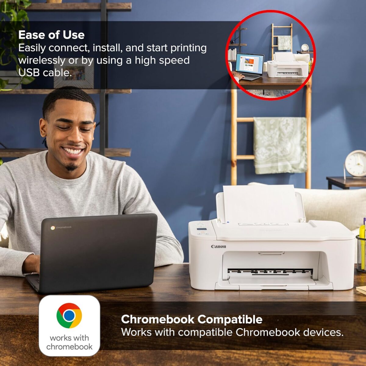 Canon PIXMA TS3720 Wireless All-in-One Printer (6671C022) - Image 3