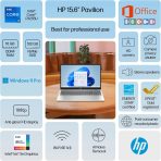 HP 2025 Flagship 15.6" FHD Touchscreen Laptop, 10-Core Intel i7 Processor, 16GB RAM, 1TB Storage (500GB SSD + 500GB Ext), Iris Xe Graphic WiFi, HubxcelAccessory, Win 11 Pro w/Lifetime Microsoft Office - Image 3