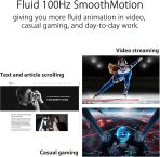 ASUS 27 Inch Monitor - 1080P, IPS, Full HD, Frameless, 100Hz, 1ms, Adaptive-Sync, for Working and Gaming, Low Blue Light, Flicker Free, HDMI, VESA Mountable, Tilt - VA27EHF,Black - Image 3