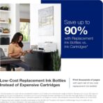 Epson EcoTank ET-4800 Wireless All-in-One Cartridge-Free Supertank Printer with Scanner, Copier, Fax, ADF and Ethernet – Ideal-for Your Home Office, White - Image 2