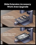 LaserPecker LP4 Ultimate Bundle with Desktop Air Purifier, Dual-Laser Engraver & Cutter 160x300mm Workspace, Auto-Cleaning for Smoke/Fumes, Engrave Metal/Wood/Plastic, with Slide & Rotary Extensions - Image 7