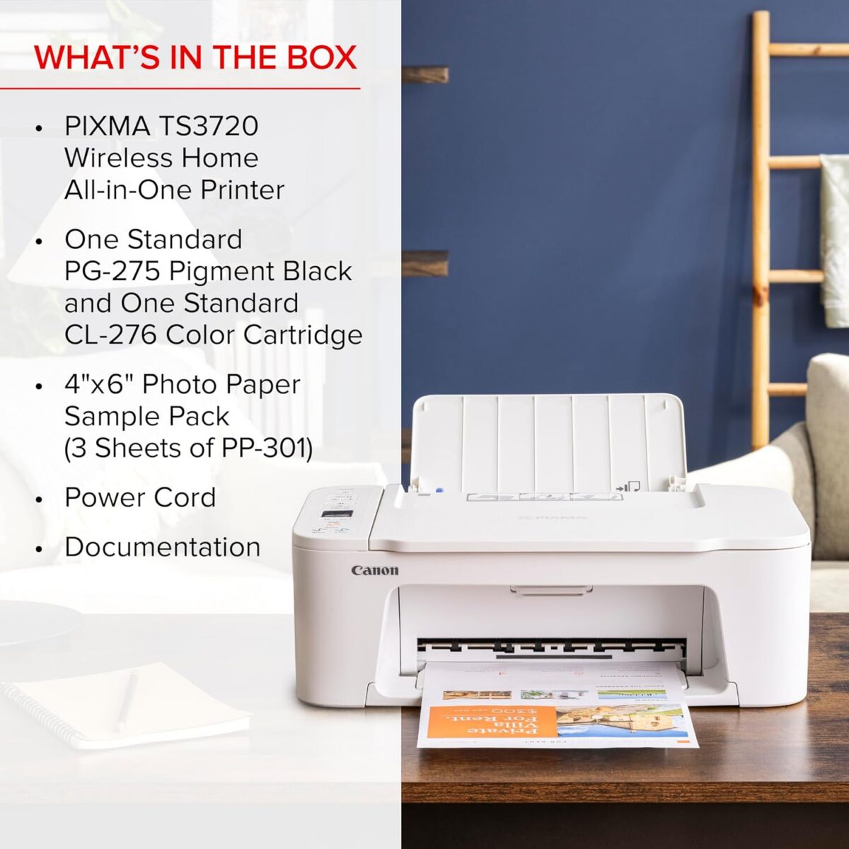 Canon PIXMA TS3720 Wireless All-in-One Printer (6671C022) - Image 8