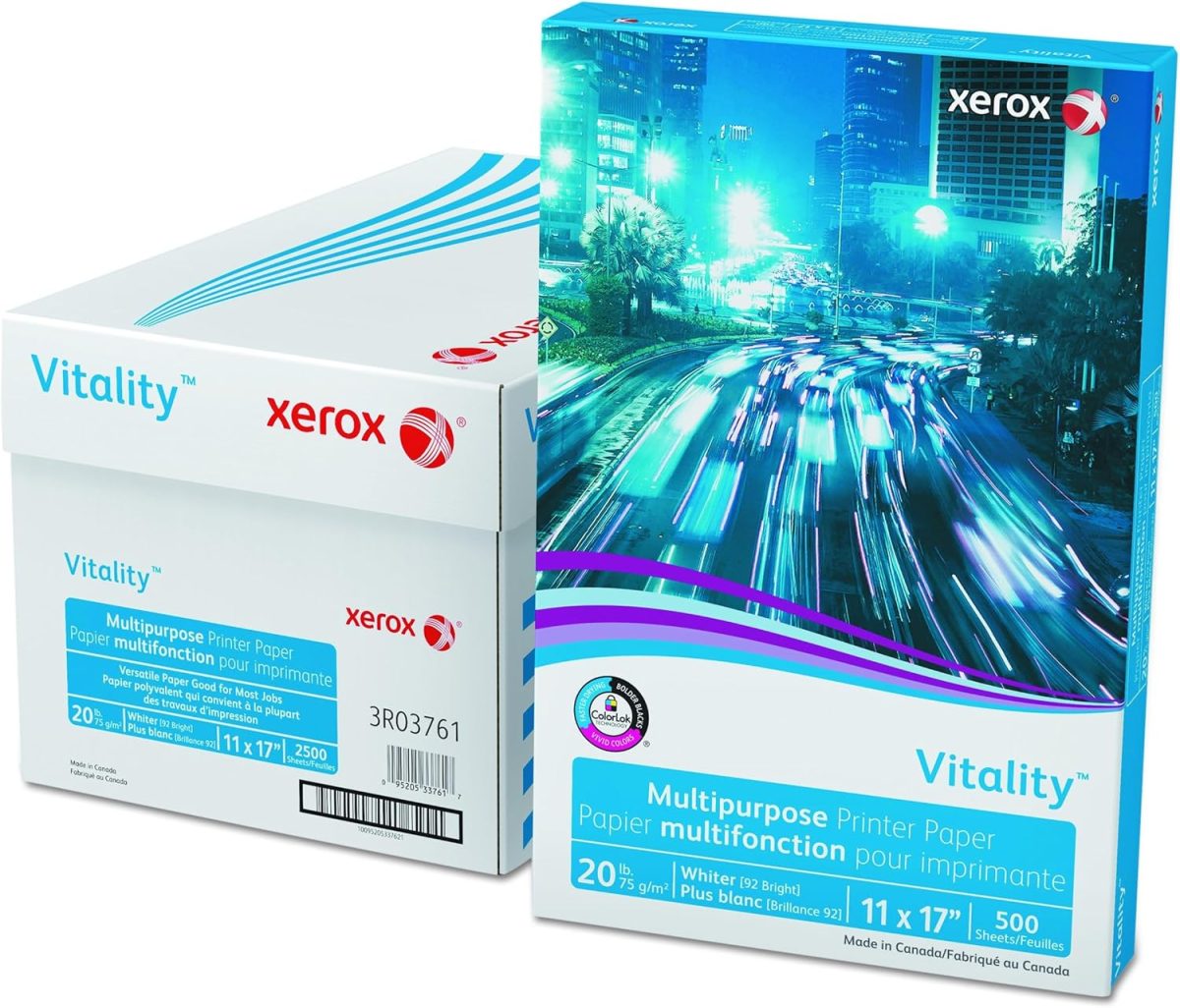 Xerox Business 11 x 17 Inch 20 lb Multipurpose Paper 500 Sheets (3R3761) - Image 1