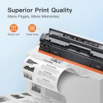 E-Z Ink Compatible Replacement for HP 206A Toner Cartridges 4 Pack Compatible with HP Color Laserjet Pro MFP-M283fdw M283cdw for HP MFP M283fdw Toner Cartridges (BCMY 4 Pack 206X 206A Toner) - Image 3