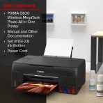 Canon PIXMA G620 Wireless MegaTank Photo All-in-One Printer [Print, Copy, Scan], Black,Works with Alexa - Image 7