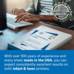 Hammermill Printer Paper, Premium Inkjet & Laser Paper 24 Lb, 8.5 x 11 - 1 Ream (500 Sheets) - 97 Bright, Made in the USA, 166140R - Image 8