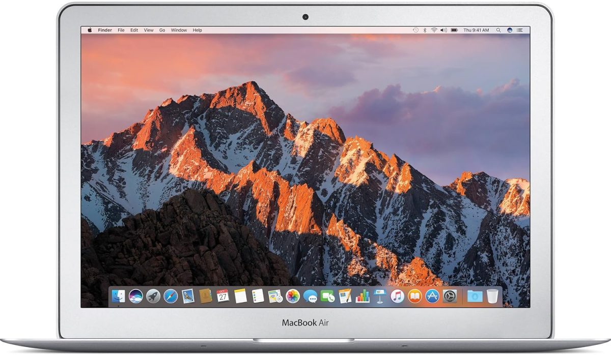 Apple Macbook Air 2017 with 1.8GHz Intel Core i5 (13-inch, 8GB RAM, 128GB SSD Storage) (QWERTY English) Silver (Renewed) - Image 1