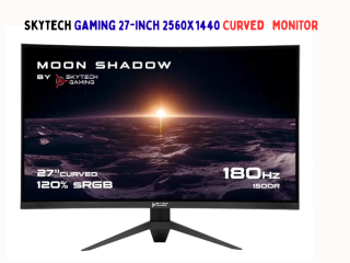 Skytech Gaming 27-Inch 2560x1440 180Hz 3.7ms Curved Gaming Monitor